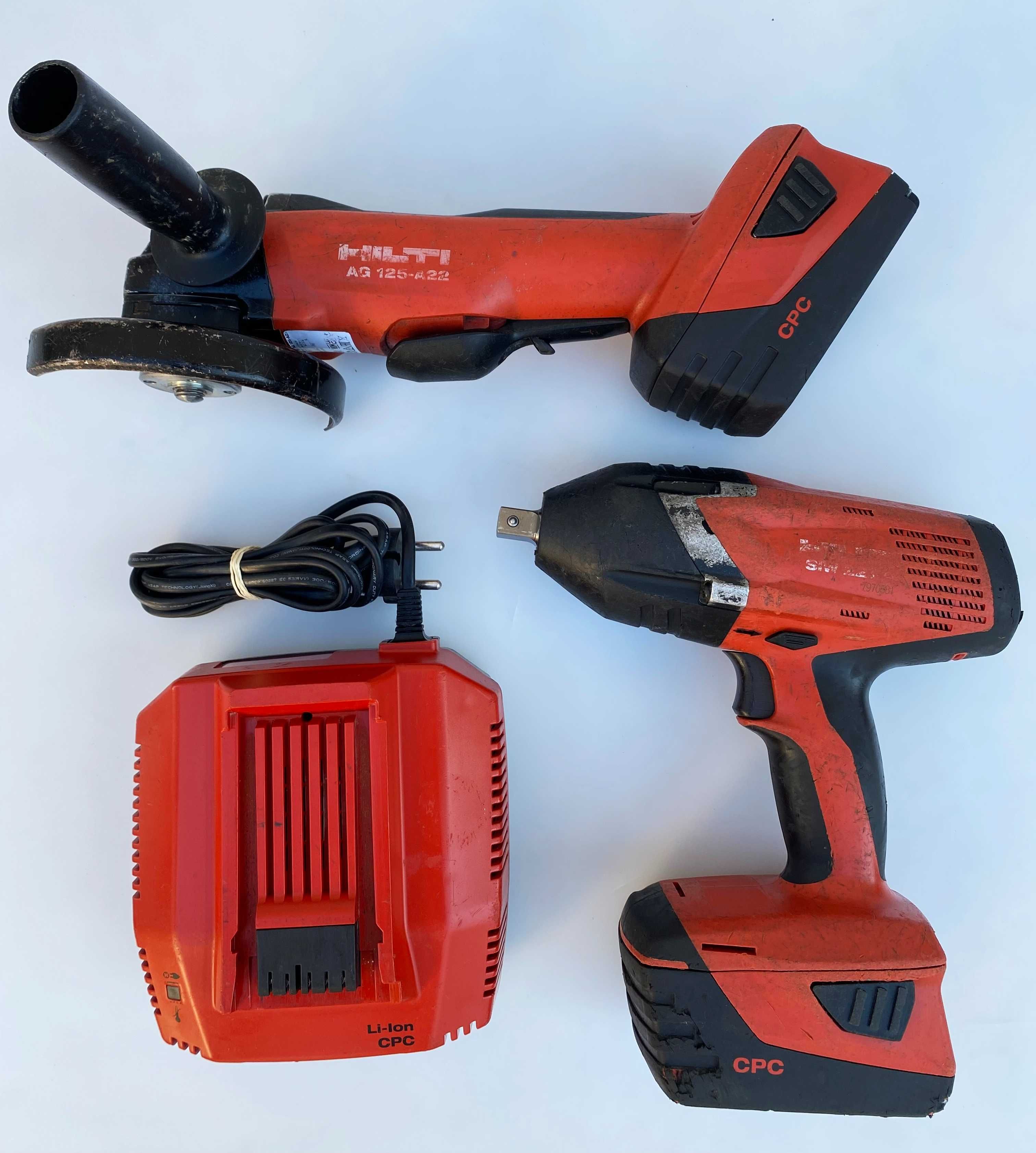 Гайковерт HiLTi SiW 22T-A и Ъглошлайф HiLTi AG 125-A22 комплект