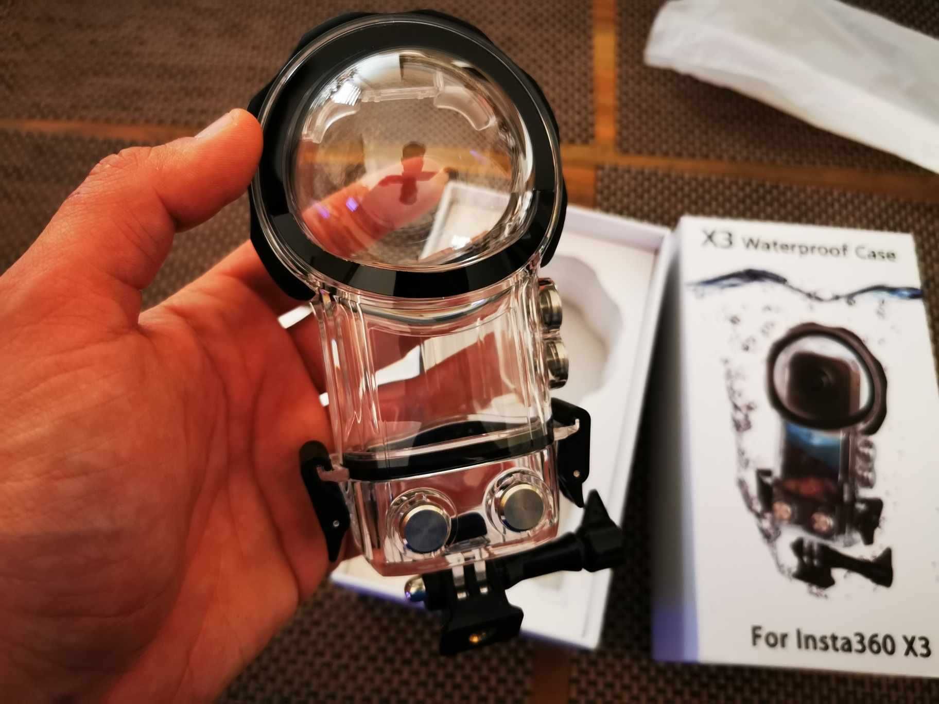 Carcasa subacvatica pt Insta 360 X2 X3 X4 rezistenta la apa insta360