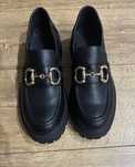 Loafers negru de dama DeeZee
