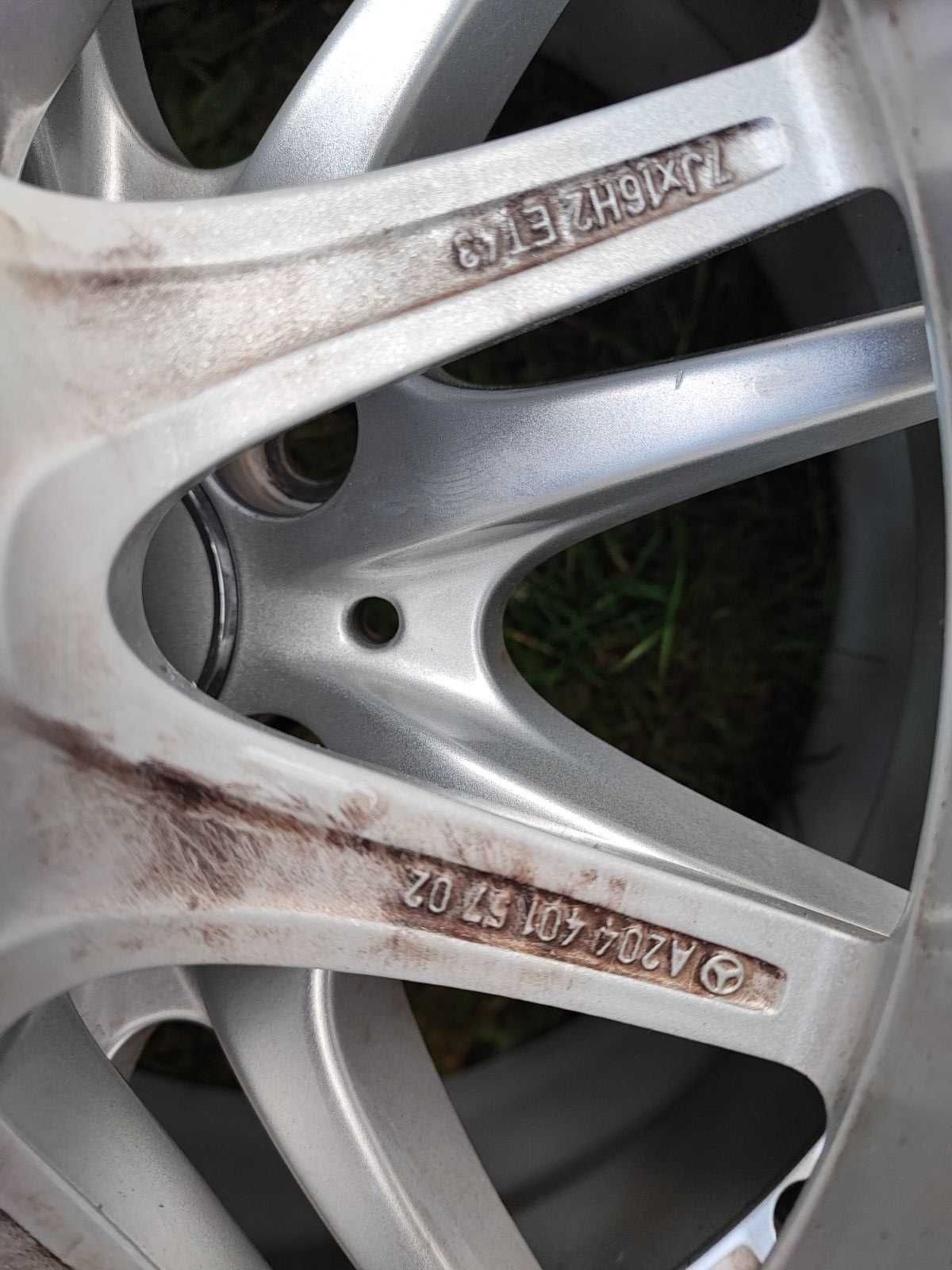 Mercedes/Мерцедес - 16 цола 5x112; 4 бр. Оригинални лети джанти