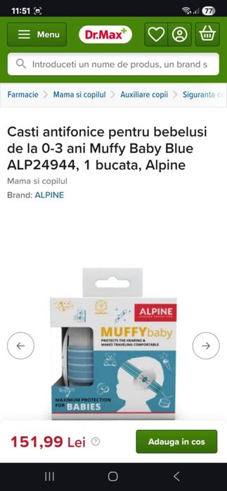 casti antifonice fetita