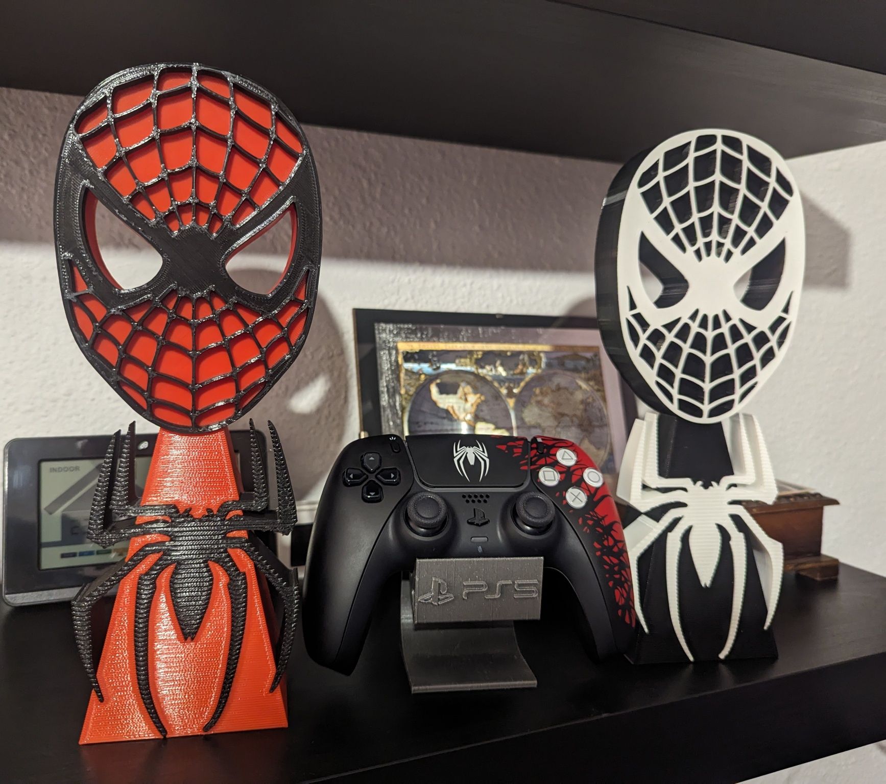 Suport căști printat 3D Spiderman