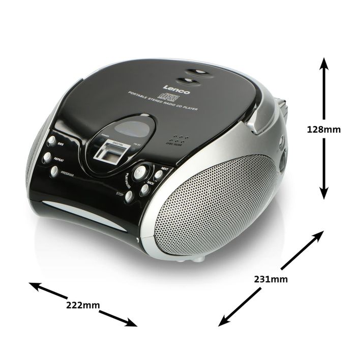 Radio Cd player portabil Lenco SCD-27BK - NOU