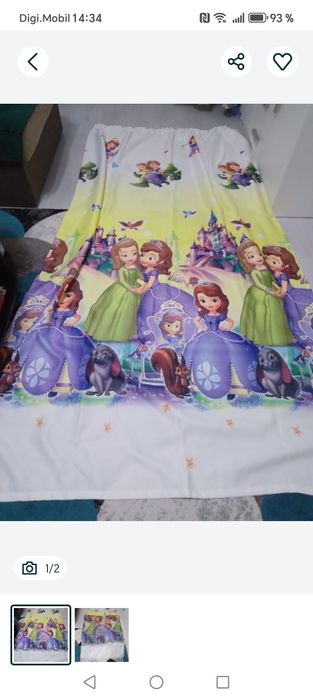 Perdea pentru camera fetita