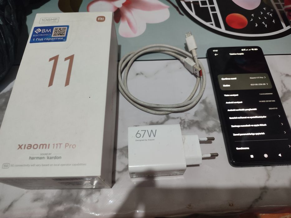 Xiaomi 11 T pro 256/12 sotiladi
