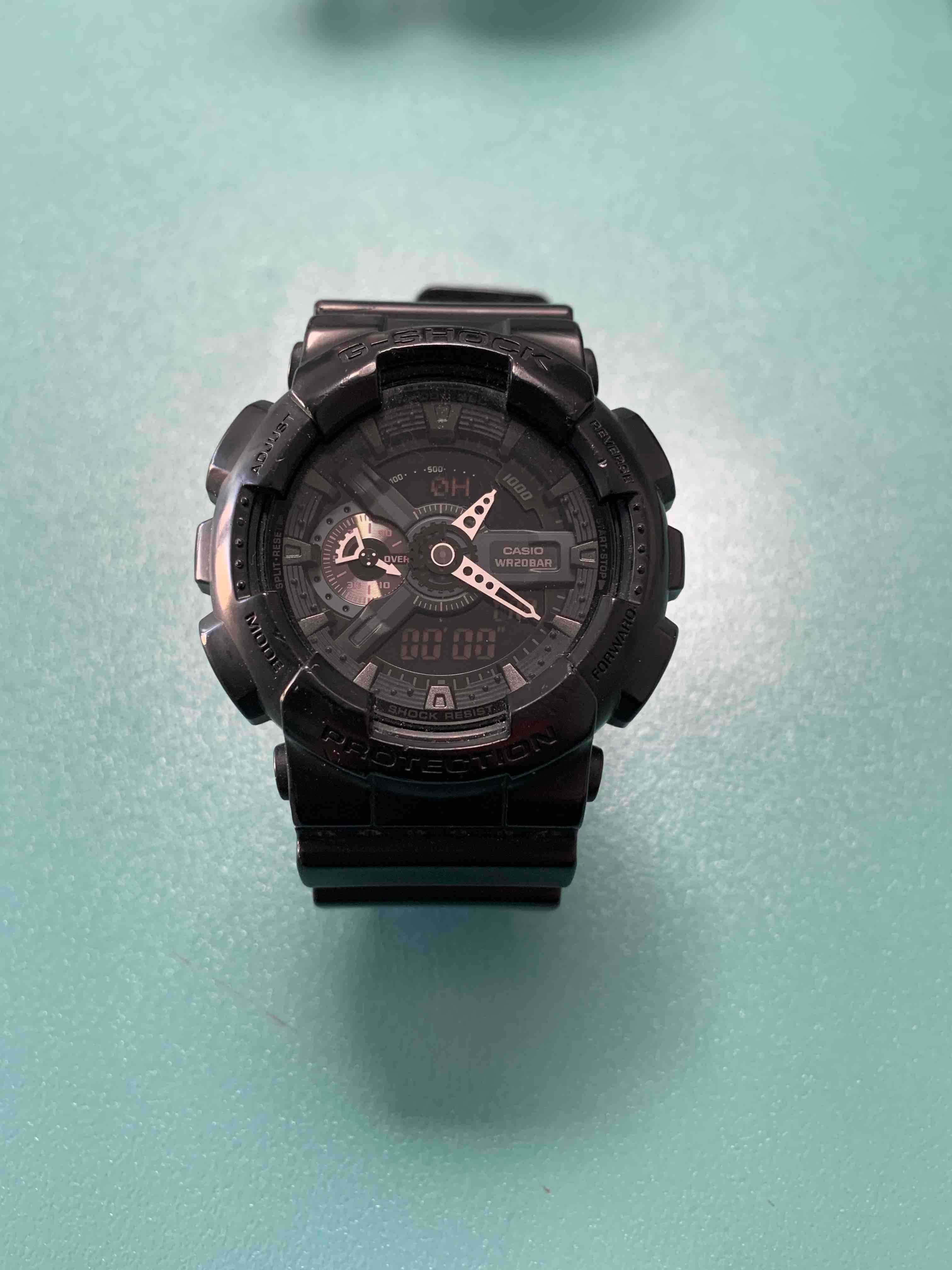 Casio G-Shock GA-100 – Черен мат