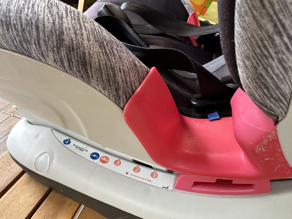 Scaun auto ISOFIX Coccolle Cressida Anthracite, 0-36 kg, Gri