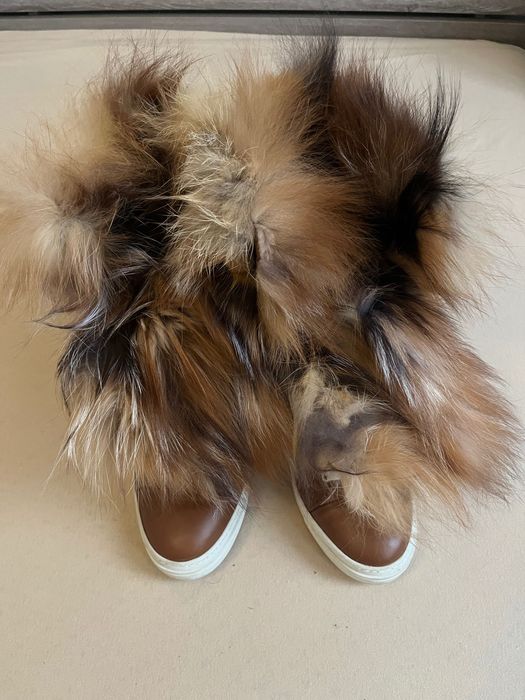 Daris естествена кожа с естествен косъм