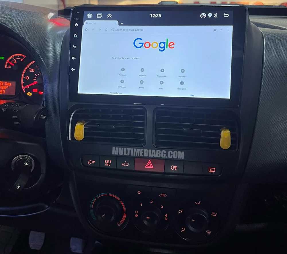 Opel Combo 3 2011 - 2018 Мултимедия Навигация Android