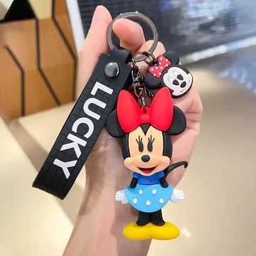 Комплект луксозни 3D ключодържатели Mickey and Minnie Mouse