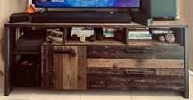 Comoda TV Stil Vintage  161x64x61