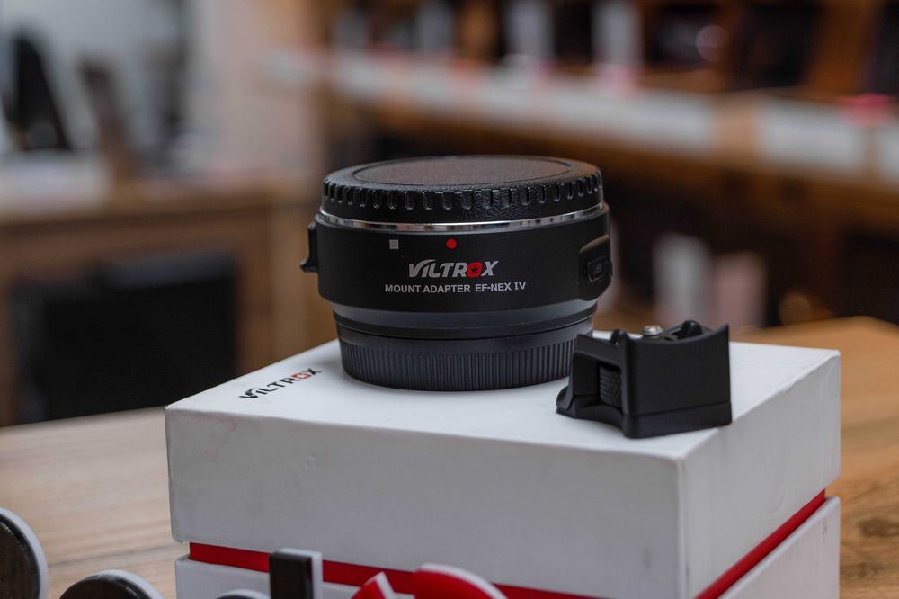 Переходник Viltrox adapter EF NEX IV Canon EF на Sony E Mount Red Geek