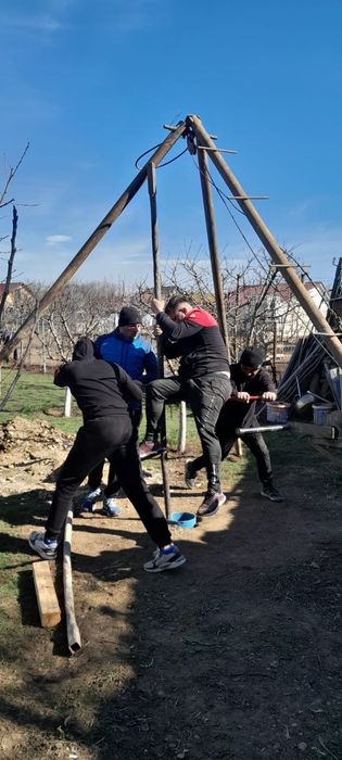 Foraje puțuri, denisipări, pilonii de susținere