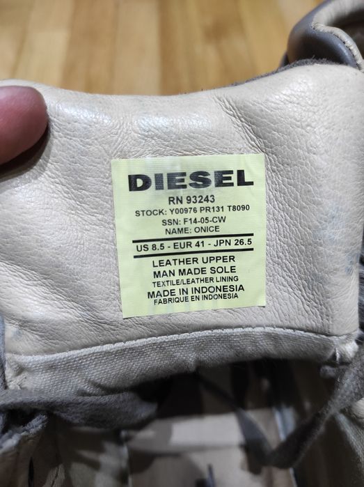 Кецове/ Сникърси естествена кожа Diesel/ Дизел оригинални