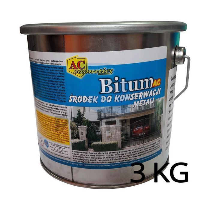 Agent bituminos pentru protejarea si conservarea elementelor din metal, antifon 3kg, AC Cosmetics