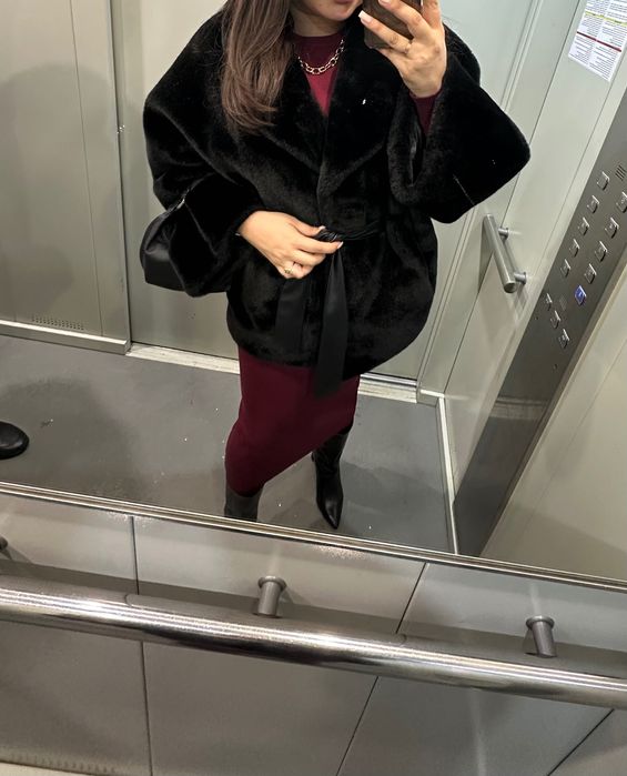 Продам эко шубу в отличном состоянии