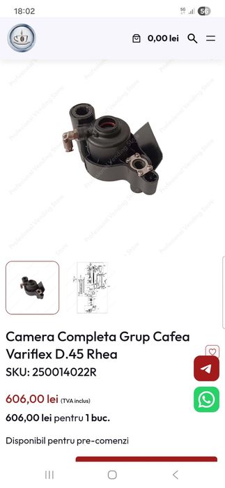 Camera completa rhea variflex d45