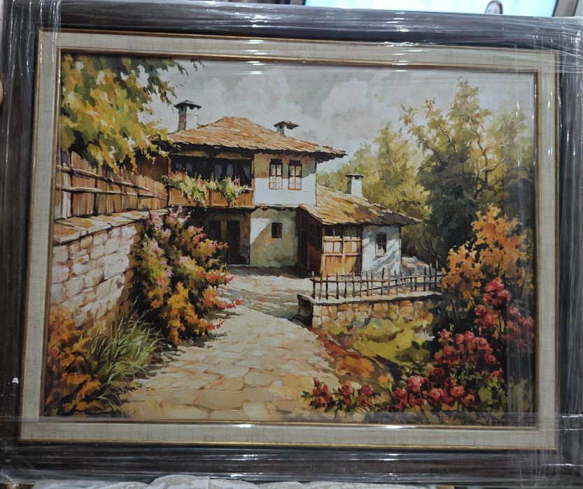 Есенен пейзаж - къща Боженци