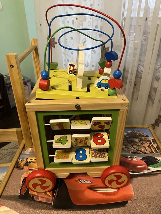 Antenergator din lemn , centru educativ cu 6 activitati