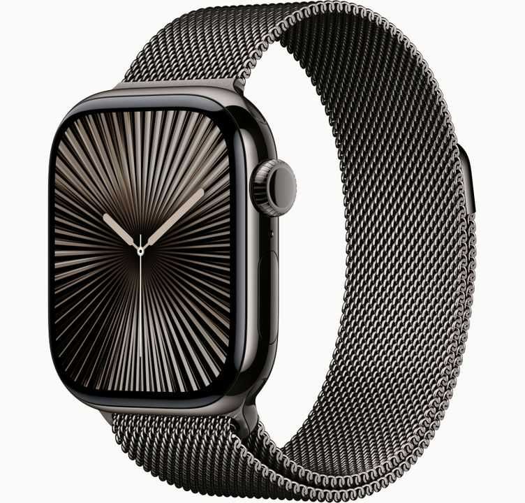 Новый Apple Watch 10 46mm Gold Titanium Case Gold Milanese Loop USA