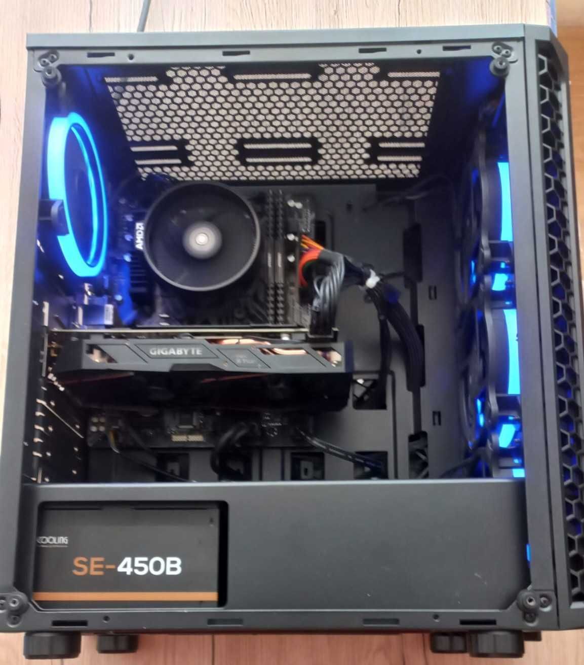 PC Gaming Ryzen 5 3600x 16gb RX580 8Gb SSD 256gb Hdd1 Tb