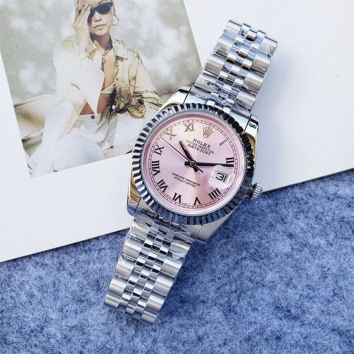 Дамски Rolex Oyster Datejust Roman с автоматичен механизъм