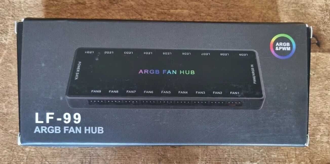Fan Hub Controller ARGB PWM PC LF-99 5V 3Pin 12V 4Pin 2 în 1 Magnetic