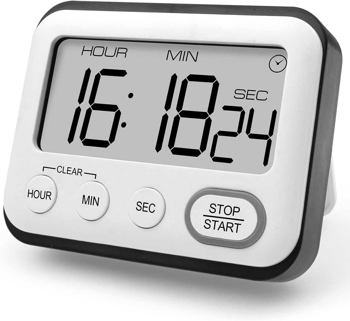 Houdian Цифров  таймер за готвене, фитнес и др. с голям LCD дисплей