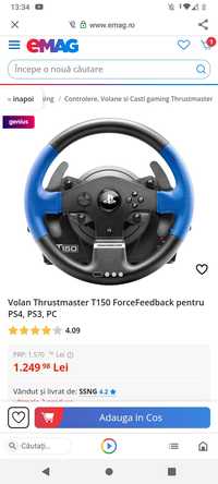 Volan Gaming Thrustmaster T150+pedale