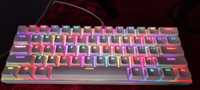 Vand Tastatura Mecanica RK61, RGB, Alba