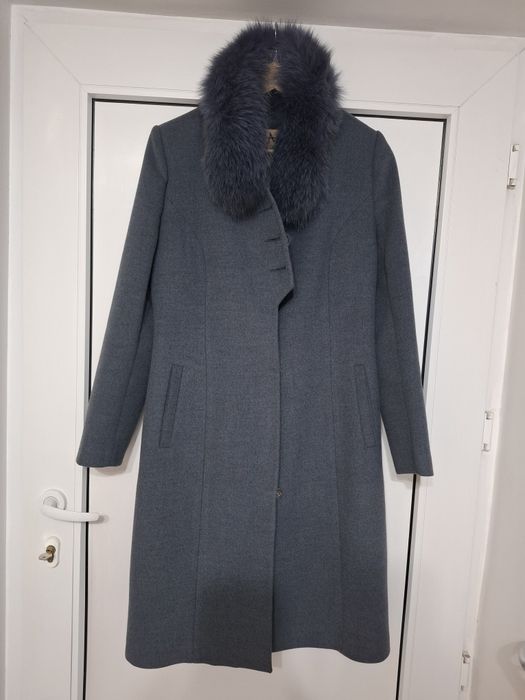 Palton dama gri calitate  f buna