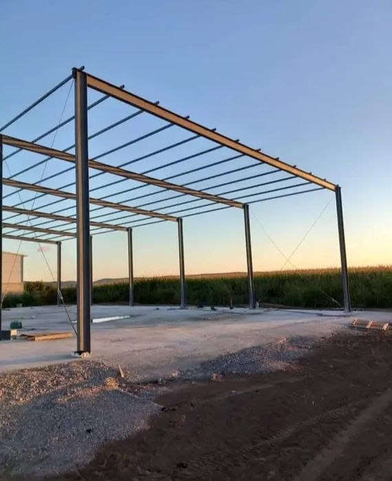 Vand din stoc structura metalica pentru hala de 10X20X4 metri confecti