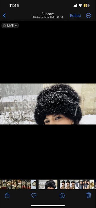 Caciula blana naturala