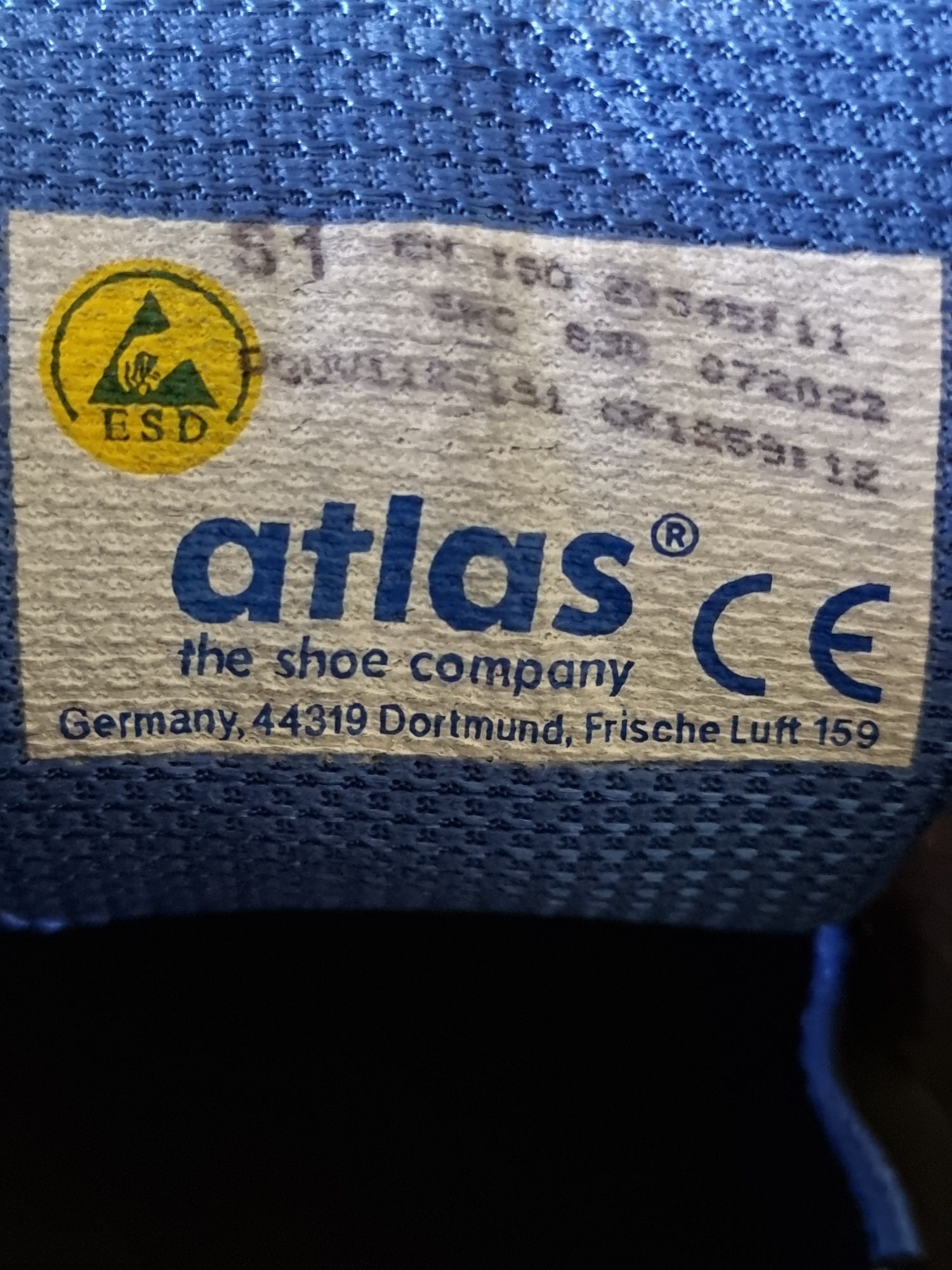 Atlas предпазни обувки 45 номер