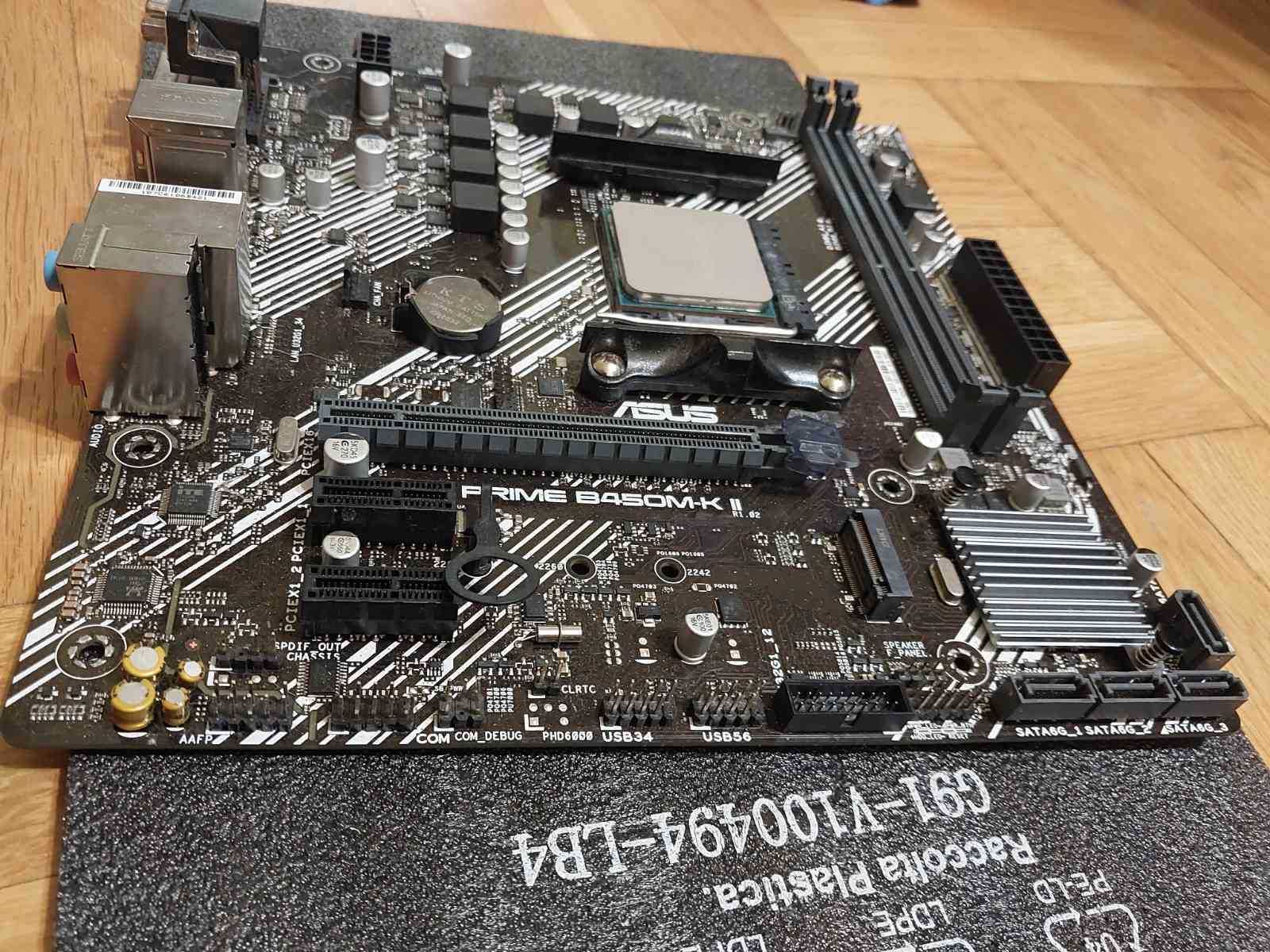 AMD Ryzen 5 3600 + Asus Prime B450M-K II