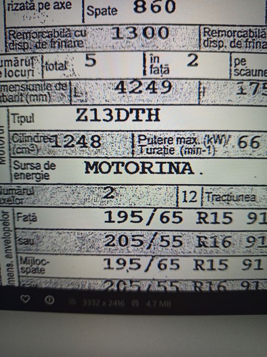 Opel Astra H 2007- piese