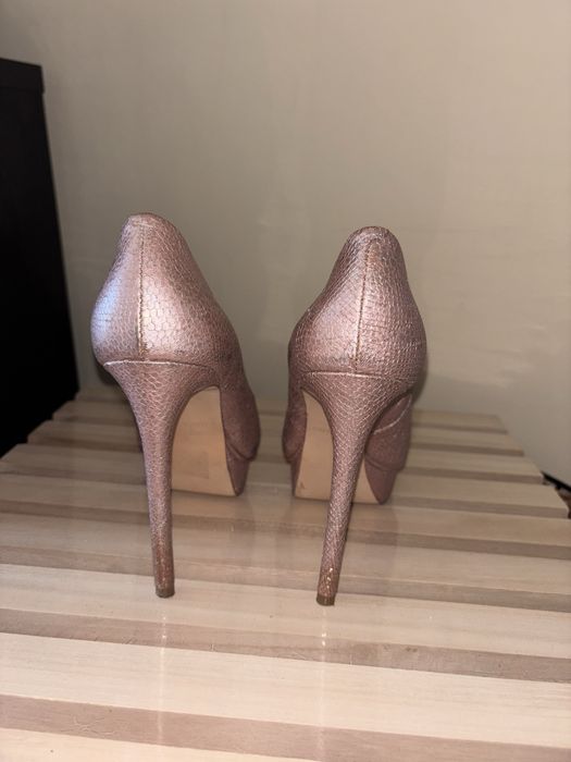 Боти на ток естествена кожа