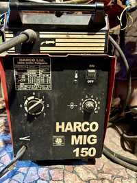 Harco 150 Монофазен полуавт. за заваряване, вграден телоподаващ м-зъм