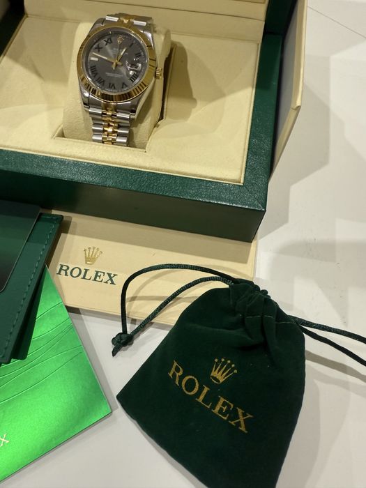 Rolex Datejust 41 – Steel & Yellow Gold, Slate Roman Dial