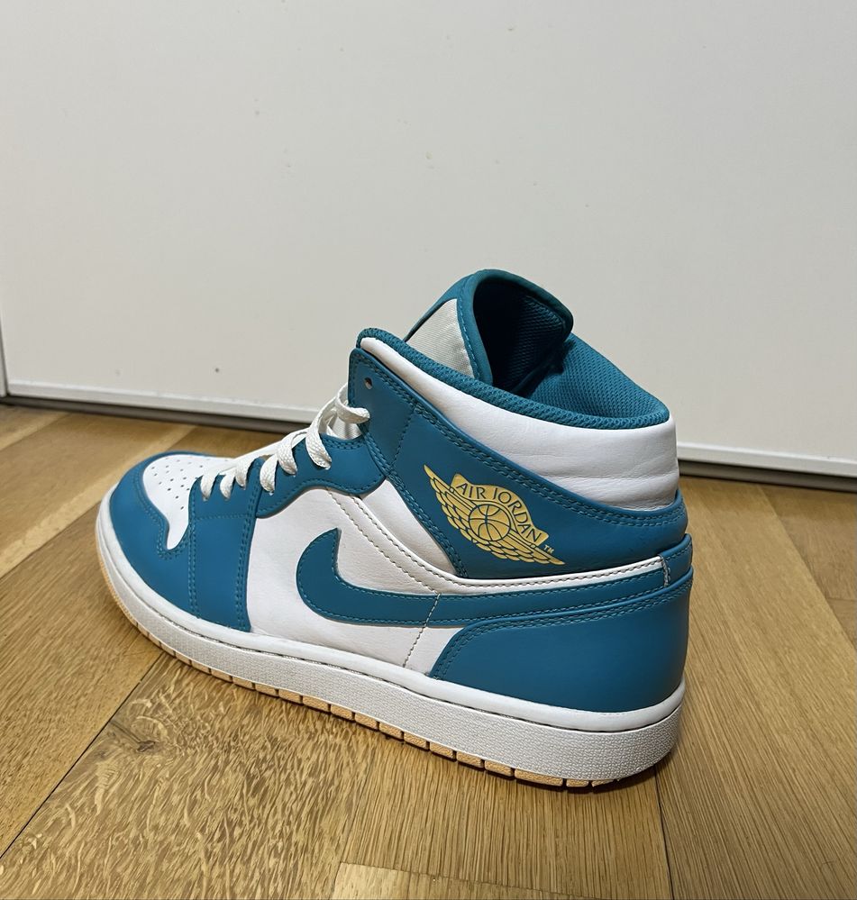 Jordan 1 MID AQUATONE 44.5