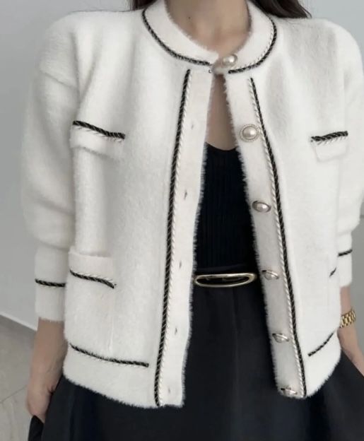 Бяла жилетка, универсален размер