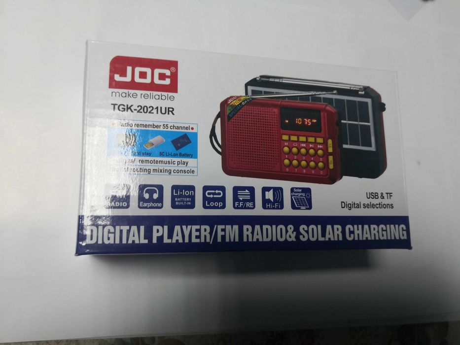 Radio mp3 portabil Joc cu incarcare solara