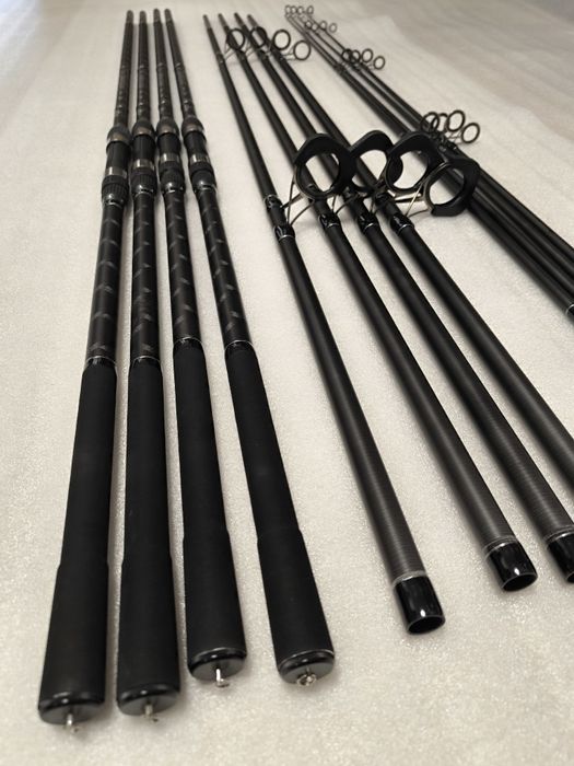 SET 4 Lansete LEGEND 3,90m/4,0lbs/3segmente + 4 Mulinete JS10000