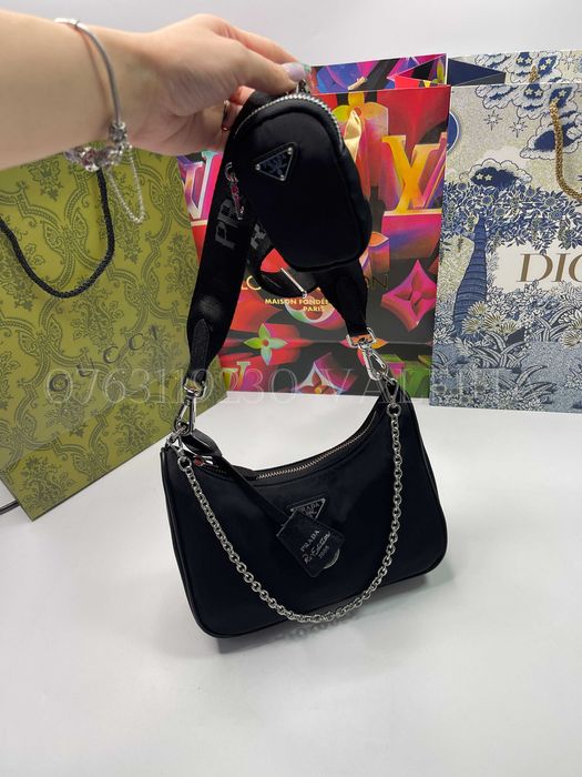 Geanta Prada Nylon si Piele 2005