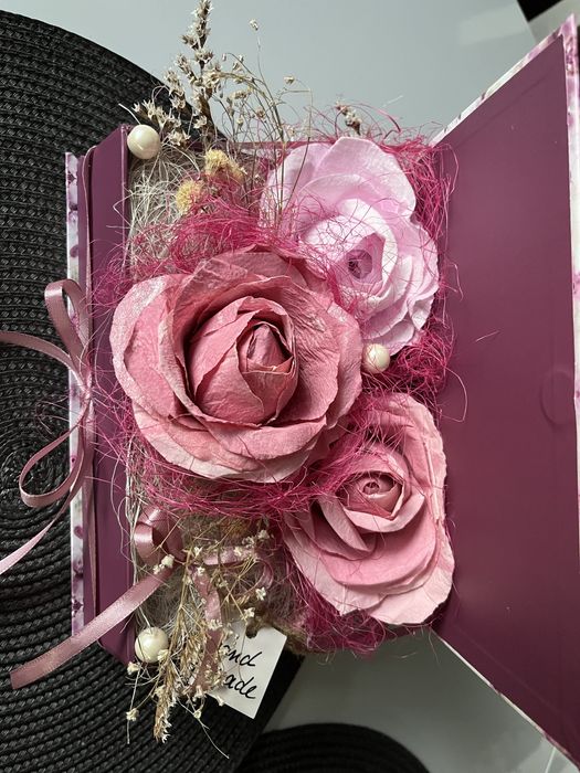 Букет от хартиени рози ръчна изработка