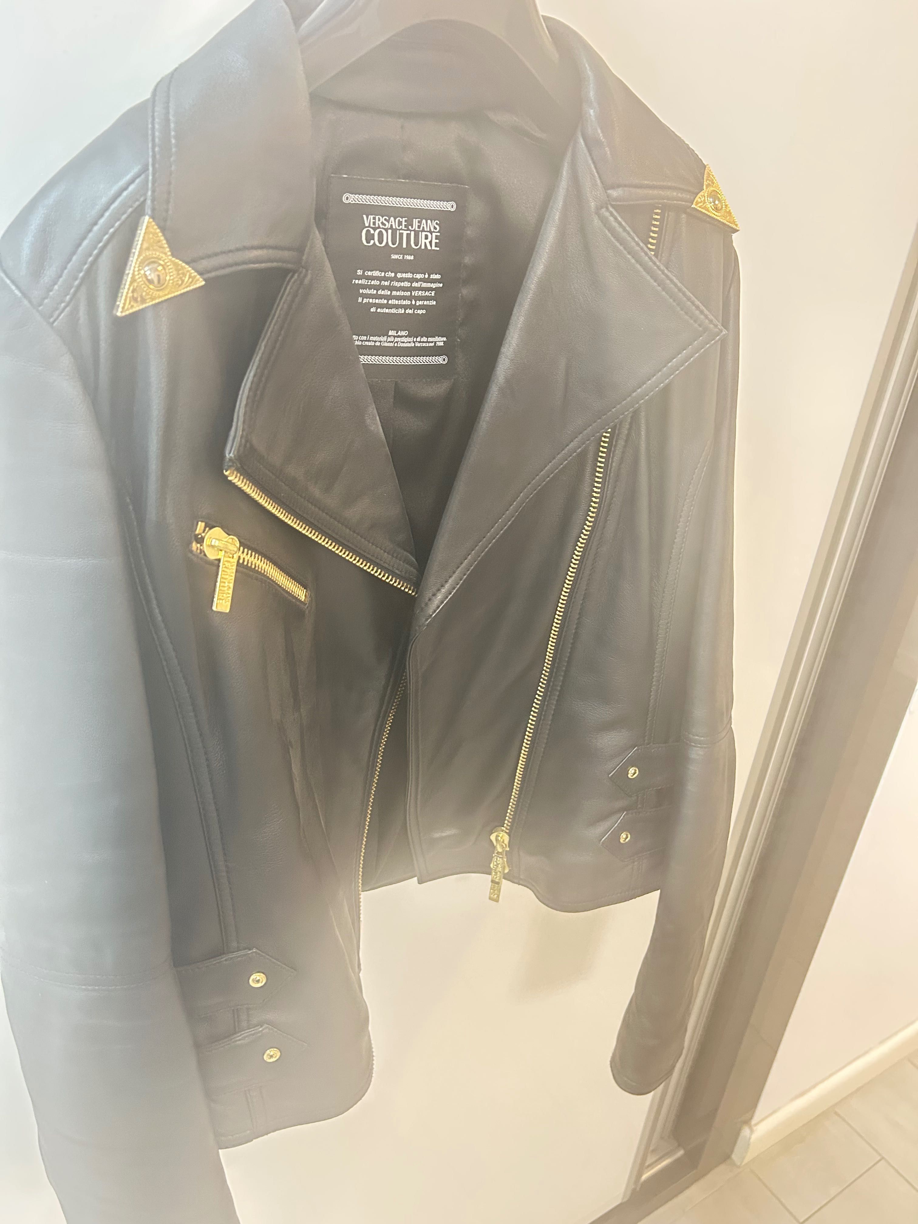 Geacă din piele Damă Versace Couture