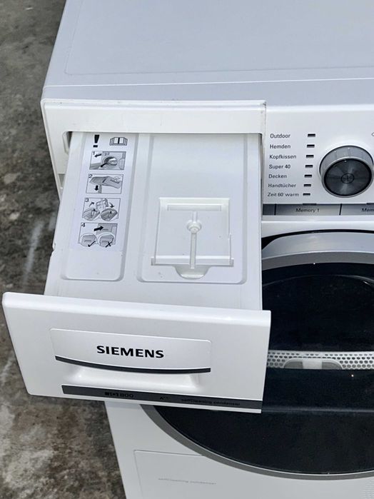 Сушилня Siemens iQ800 с термопомпа WT47Y701 iSensoric Premium