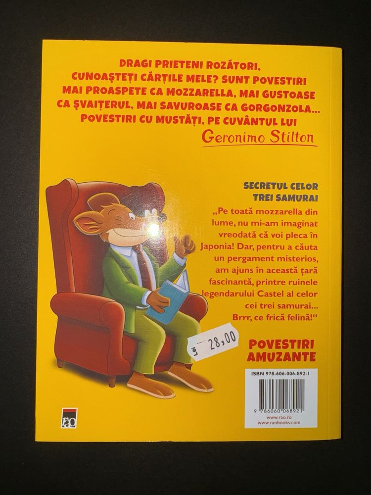 “Secretul celor trei samurai”- de Geronimo Stilton