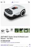 Robot Samrt Tuns  Gazon GPS camera