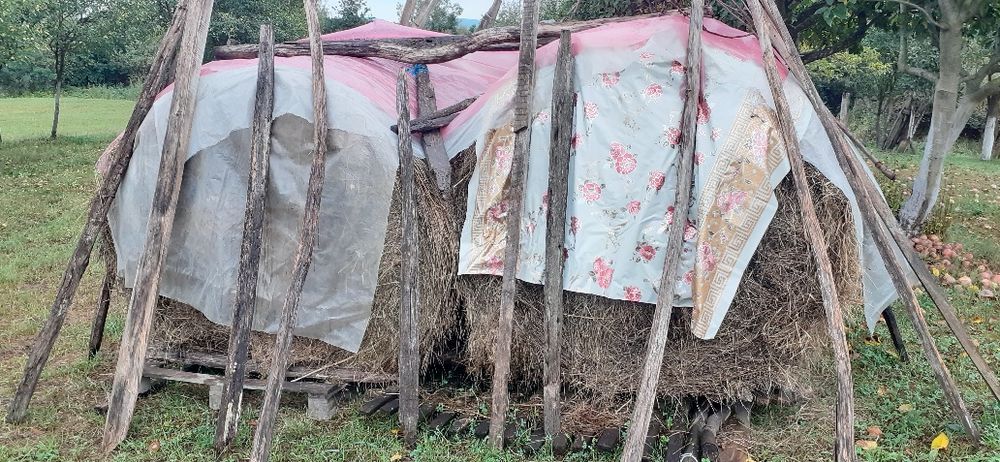 Baloti de fan si otava